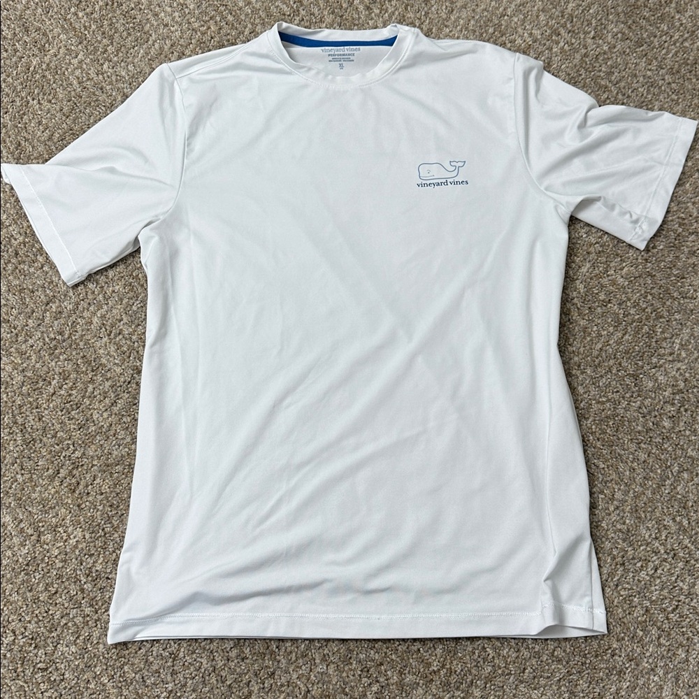 Vineyard Vines White Performance Tee